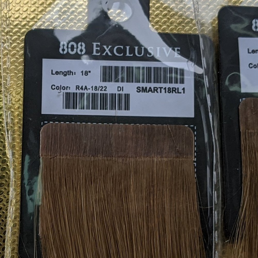 808 Smart Tab Hair Extensions 18" (5 packs) - Picture 2 of 3